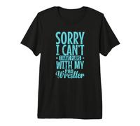 Désolé, Je ne Peux Pas Avoir de Plans avec Mon Pro Wrestler T-Shirt Haut de Gamme