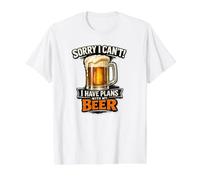 Désolé, Je ne Peux Pas Avoir de projets avec ma bière T-Shirt Graphique avec Valeur