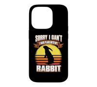 Désolé, Je ne Peux Pas Avoir de projets avec Mon Lapin Funny Coque pour iPhone 14 Pro