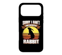 Désolé, Je ne Peux Pas Avoir de projets avec Mon Lapin Funny Coque pour iPhone 17 Pro Max