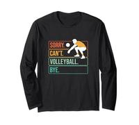 Désolé, Je ne Peux Pas dire Adieu à des Joueurs de Volley-Ball Amusants à Libero Manche Longue