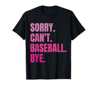 Désolé, je ne peux pas dire adieu aux amateurs de baseball rétro, fan de baseball T-Shirt