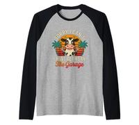 Désolé Je Ne Peux Pas J’AI Prévu D’être Au Garage VacheShirt Manche Raglan