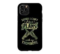 Désolé, Je ne Peux Pas, J'Ai des projets avec Mon Trombone Coque pour iPhone 11 Pro