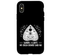 Désolé, Je ne Peux Pas, ma Planche Ouija disait « Non à Un phénomène Paranormal » Coque pour iPhone X/XS