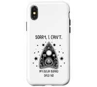 Désolé, Je ne Peux Pas, ma Planche Ouija disait « Non, drôle, Paranormal » Coque pour iPhone X/XS