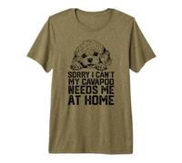désolé, Je ne Peux Pas, Mon Cavapoo a Besoin de Moi à la T-Shirt Haut de Gamme