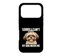 Désolé, Je ne Peux Pas, Mon Chien a Besoin de Moi, Mignon Shih Tzu Coque pour iPhone 17 Pro