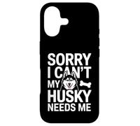 Désolé, Je ne Peux Pas, Mon Husky a Besoin de Moi Husky Lover Coque pour iPhone 17