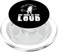 Désolé, Je ne t'entends Pas, Mon Tuba est trop Fort. Tuba drôle PopSockets PopGrip pour MagSafe
