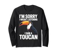 Désolé, Je n'écoutais Pas, J'Ai vu Un Toucan en Train d'observer Un Oiseau Manche Longue
