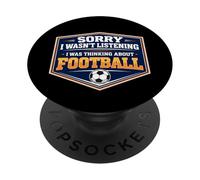 Désolé, Je n'écoutais Pas, Je pensais à Football Coach PopSockets PopGrip Adhésif
