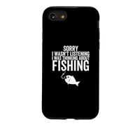 Désolé, Je n'écoutais Pas, Je pensais à la pêche Coque pour iPhone SE (2020) / 7/8