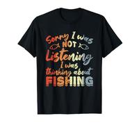 Désolé, Je pensais à la pêche Pêcheur T-Shirt Graphique avec Valeur