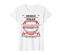 Désolé Je suis déjà Pris par Une Fille Super géniale Couple T-Shirt, Femme, Blanc, S