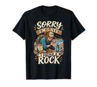 Désolé, Je suis en Retard, J'Ai trouvé Un collectionneur de Rock Hunter Rockhound T-Shirt Graphique avec Valeur