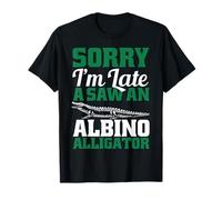 Désolé, Je suis en Retard, J'Ai vu Un Alligator alibinos T-Shirt