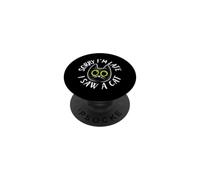 Désolé, Je suis en Retard, J'Ai vu Un Chat PopSockets PopGrip Adhésif