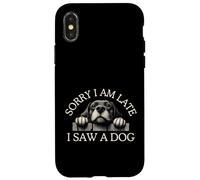 Désolé, Je suis en Retard, J'Ai vu Un Chien Coque pour iPhone X/XS