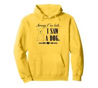 Désolé, Je suis en Retard, J'Ai vu Un Chien, des Paroles sarcastiques et drôles Sweat à Capuche