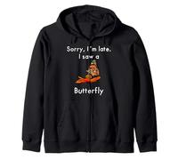 Désolé, je suis en retard. J'ai vu un papillon Sweat à Capuche