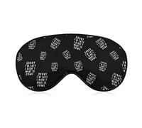 Désolé, je suis en retard, je ne voulais pas venir dormir masque bandeau mignon cache-oeil avec sangle réglable pour femmes hommes nuit