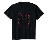 Désolé, Je suis en Retard, Mon Chat était Mignon T-Shirt, Enfant, Noir, 3 Ans