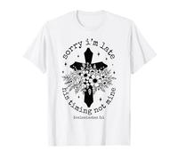 Désolé, Je suis en Retard, Son Timing n'est Pas Le Mien Ecclésiaste 3:1 Cross Art T-Shirt
