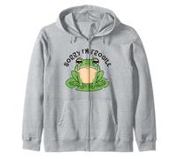 Désolé, Je suis Frogile bouleversé, Moody Sad Crying Funny Frog Pun Sweat à Capuche