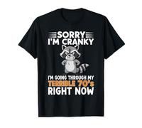 Désolé, je suis grincheux de passer par mon terrible raton laveur des années 70 T-Shirt
