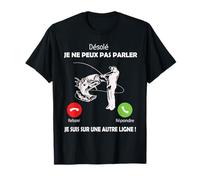 Désolé, Je suis sur Une Autre Ligne Pêche pour Pêcheurs Papa T-Shirt