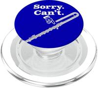 Désolé J'peux Pas Flûte Basse Humour Blague Flûtiste Drôle PopSockets PopGrip pour MagSafe