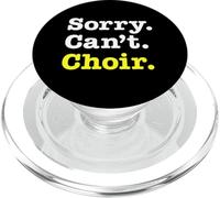 Désolé j'peux Pas Une Blague Chorale Drôle pour Chanteurs PopSockets PopGrip pour MagSafe