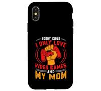 Désolé Les Filles, Je n'aime Que Les Jeux vidéo et ma mère Gamer Coque pour iPhone X/XS