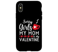 Désolé, Les Filles, ma mère est ma Maman pour la Saint-Valentin, Les Amateurs de café Coque pour iPhone X/XS
