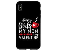 Désolé, Les Filles, ma mère est ma Maman pour la Saint-Valentin, Les Amateurs de café Coque pour iPhone XS Max