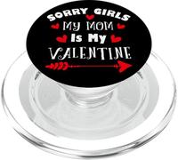 Désolé, Les Filles, ma mère est ma Maman pour la Saint-Valentin, Les Amateurs de café PopSockets PopGrip pour MagSafe