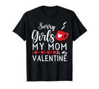 Désolé, Les Filles, ma mère est ma Maman pour la Saint-Valentin, Les Amateurs de café T-Shirt