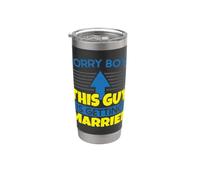 Désolé, les gars, ce type va se marier, enterrement de vie de garçon Gobelet isotherme en acier inoxydable double paroi