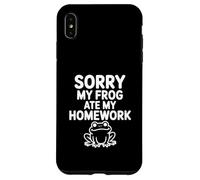 Désolé, ma Grenouille a mangé Mes devoirs Coque pour iPhone XS Max
