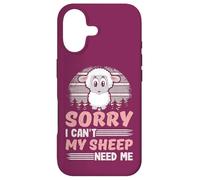 Désolé, Mes Moutons n'ont-Ils Pas Besoin de Moi ? Amoureux des Moutons Coque pour iPhone 17