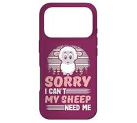 Désolé, Mes Moutons n'ont-Ils Pas Besoin de Moi ? Amoureux des Moutons Coque pour iPhone 17 Pro