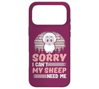 Désolé, Mes Moutons n'ont-Ils Pas Besoin de Moi ? Amoureux des Moutons Coque pour iPhone 17 Pro Max
