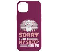 Désolé, Mes Moutons n'ont-Ils Pas Besoin de Moi ? du bétail drôle Coque pour iPhone 14 Plus
