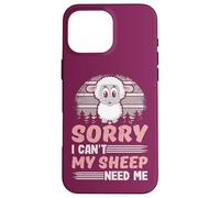 Désolé, Mes Moutons n'ont-Ils Pas Besoin de Moi ? du bétail drôle Coque pour iPhone 16 Pro Max