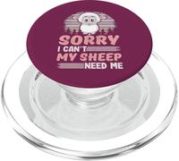 Désolé, Mes Moutons n'ont-Ils Pas Besoin de Moi ? du bétail drôle PopSockets PopGrip pour MagSafe