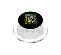 Désolé, Mes Plantes et Mes Chiens n'ont Pas Besoin de Moi PopSockets PopGrip pour MagSafe