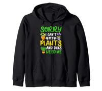 Désolé, Mes Plantes et Mes Chiens n'ont Pas Besoin de Moi Sweat à Capuche