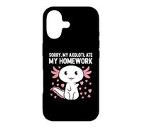 Désolé, Mon Axolotl a mangé Mes devoirs Coque pour iPhone 17