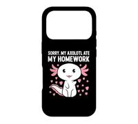 Désolé, Mon Axolotl a mangé Mes devoirs Coque pour iPhone 17 Pro